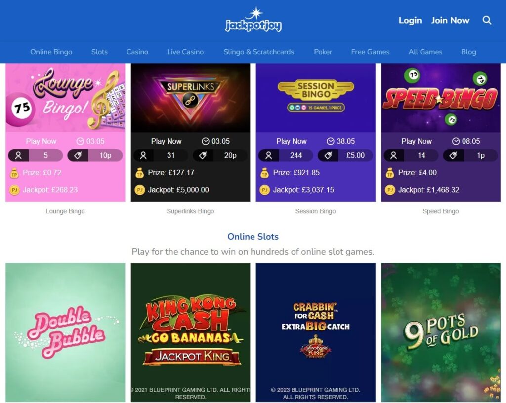Jackpotjoy Promo Code Play Online Bingo, Slots & Casino Games