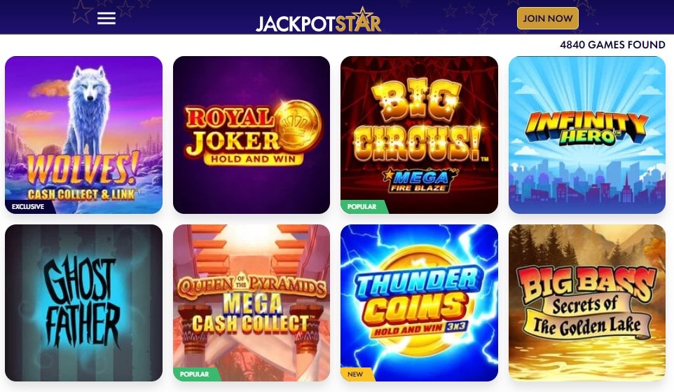 jackpotstar games