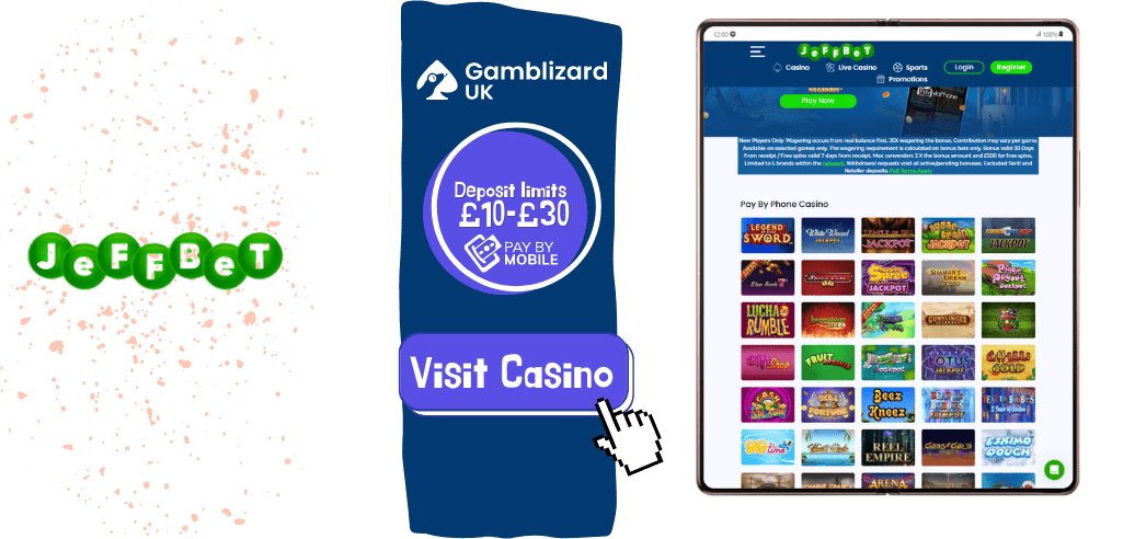 jeffbet pay by mobile casino