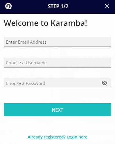 Karamba Casino Registration Process