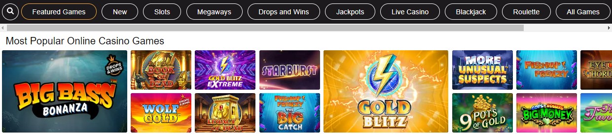 King Casino All Games