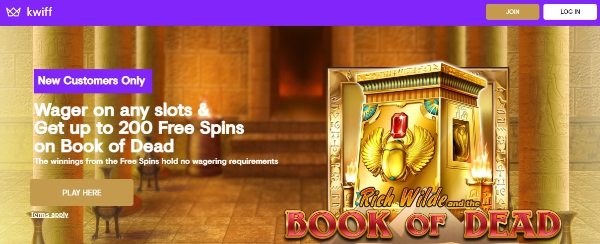 Kwiff 200 Free Spins