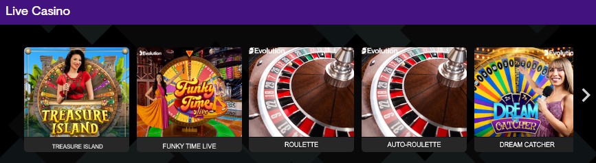 Kwiff Casino Live Games