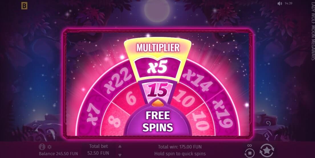 Lady Wolf Moon Megaways Free Spins