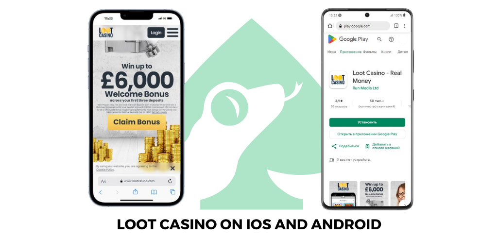 Loot Casino iOS and Android Apps