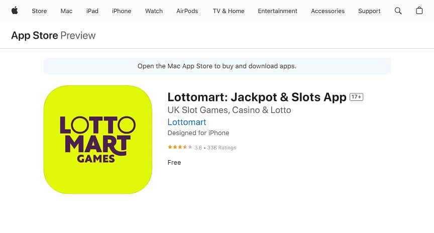 lottomart app for ios