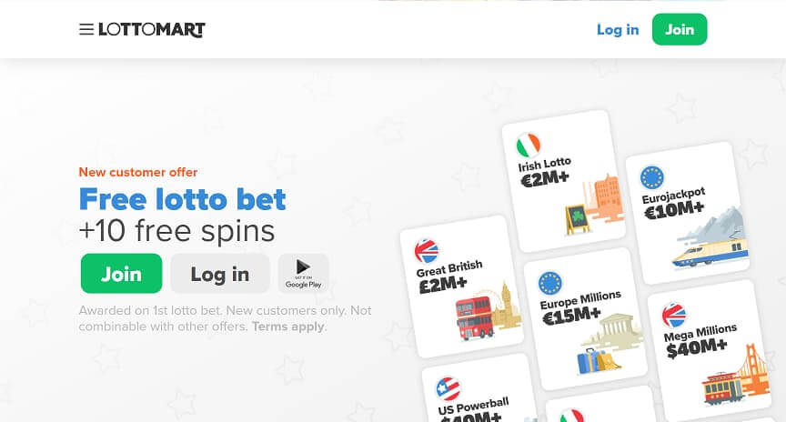 lottomart lotto bonus