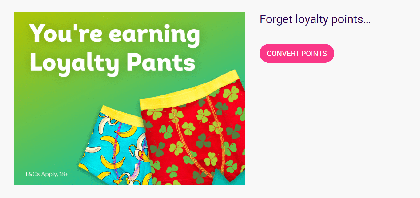 lucky pants bingo loyalty program