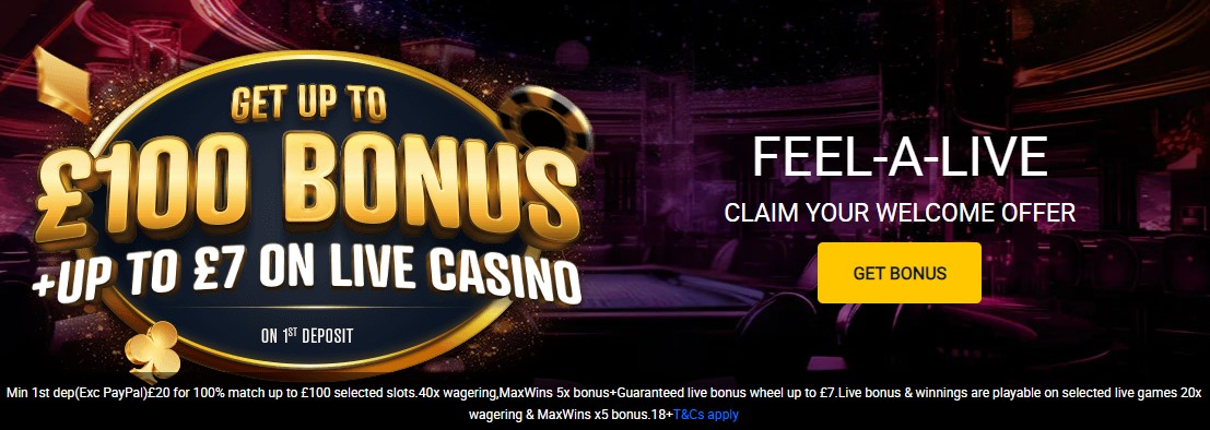 Lucky Vip Casino welcome bonus