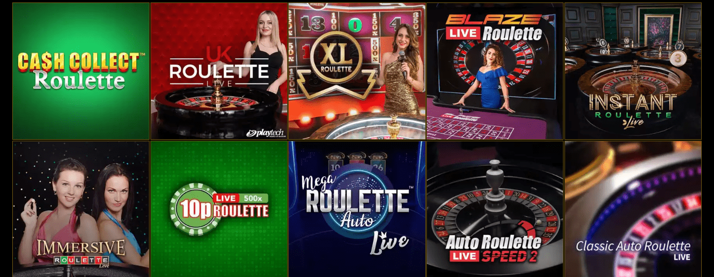 mega casino live roulette