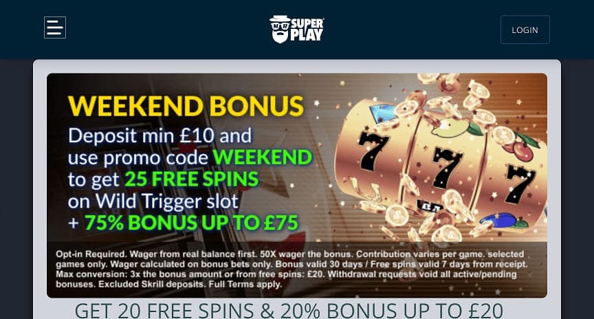 mrsuperplay weekends bonus