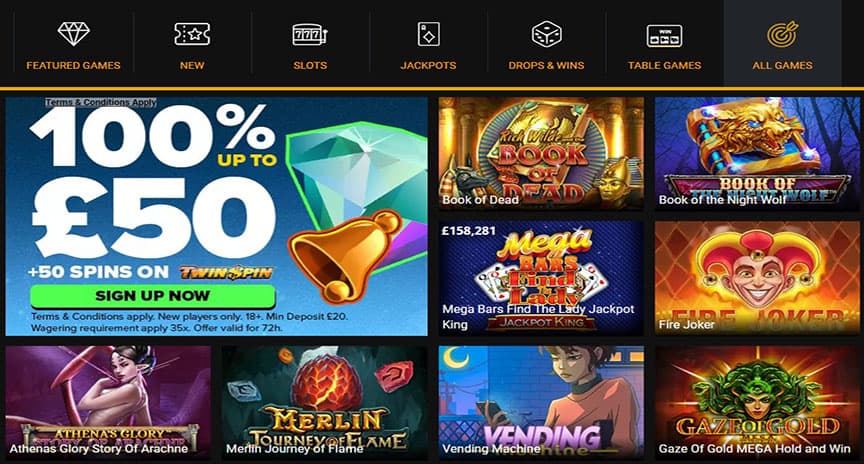 nextcasino all games