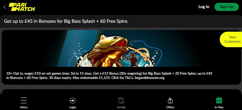 Parimatch UK — Get Casino Welcome Bonus or Free Spins Code
