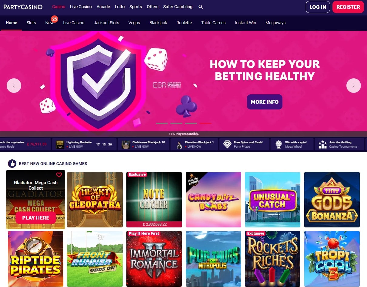 partycasino review May 2024