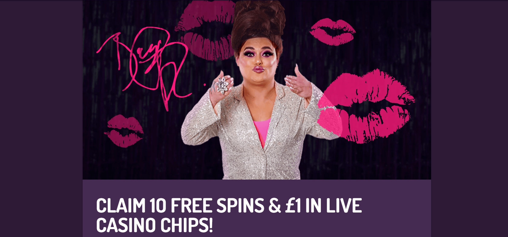 pink casino free spins exclusive bonus