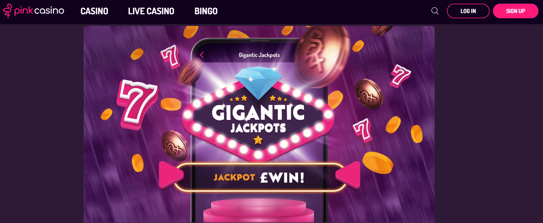 pink casino gigantic jackpots