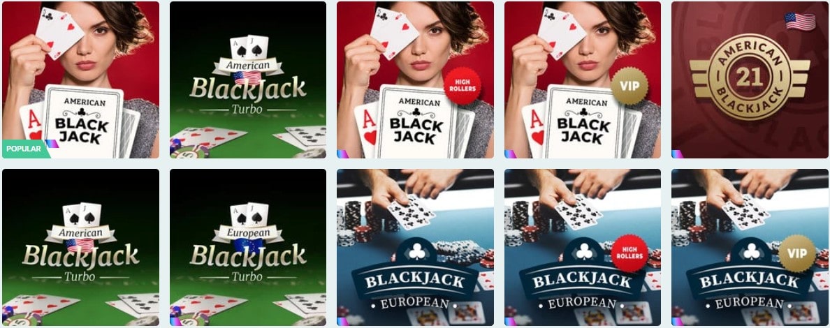 playojo blackjack games