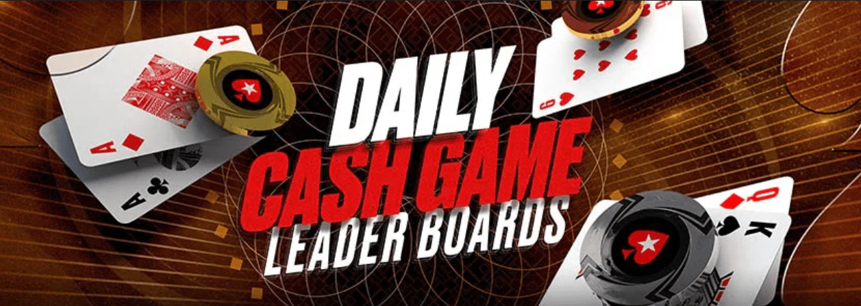 pokerstars daily cash leader boards