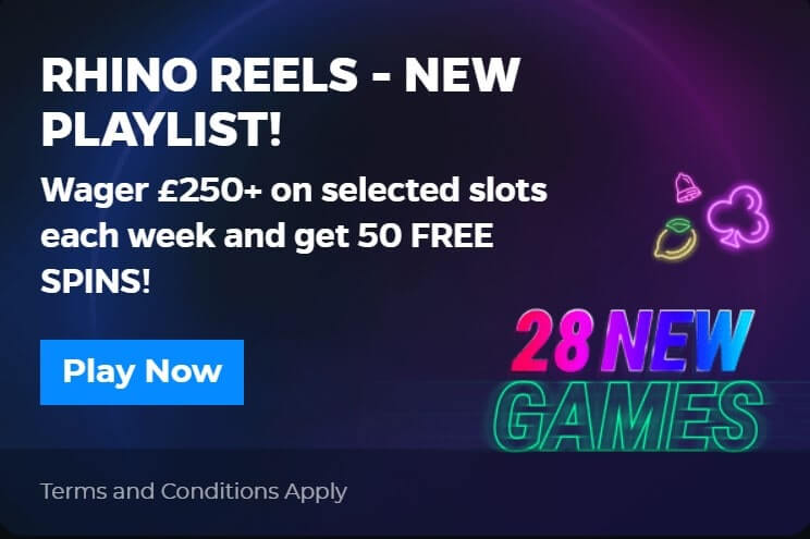 rhinobet 50 free spins