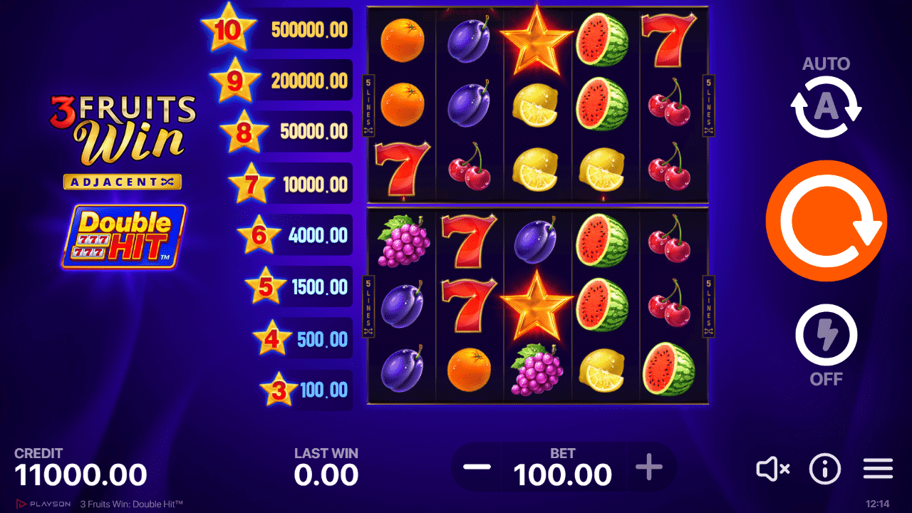 3 Fruits Win: Double Hit™ Free Spins