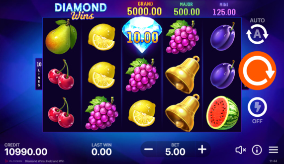 Diamond Wins: Hold and Win Free Spins
