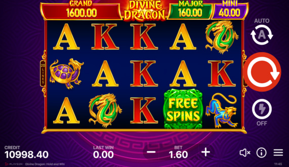 Divine Dragon: Hold and Win Free Spins