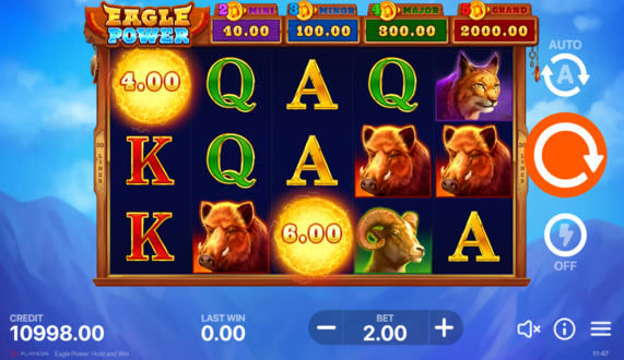 Eagle Power: Hold and Win Free Spins