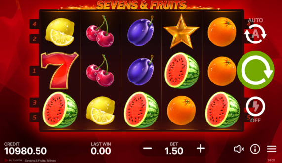 Sevens&Fruits Free Spins