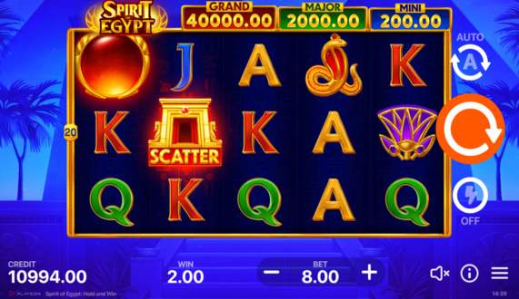 Spirit of Egypt: Hold and Win Free Spins