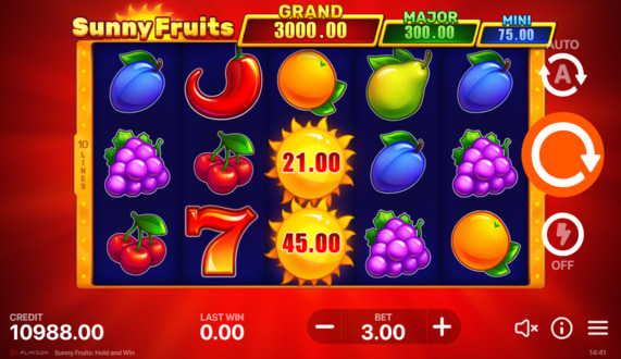 Sunny Fruits: Hold and Win Free Spins