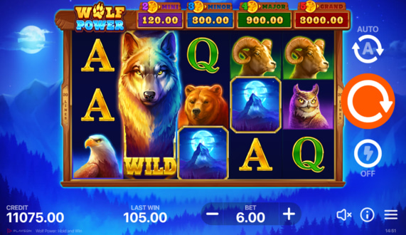 Wolf Power: Hold and Win Free Spins