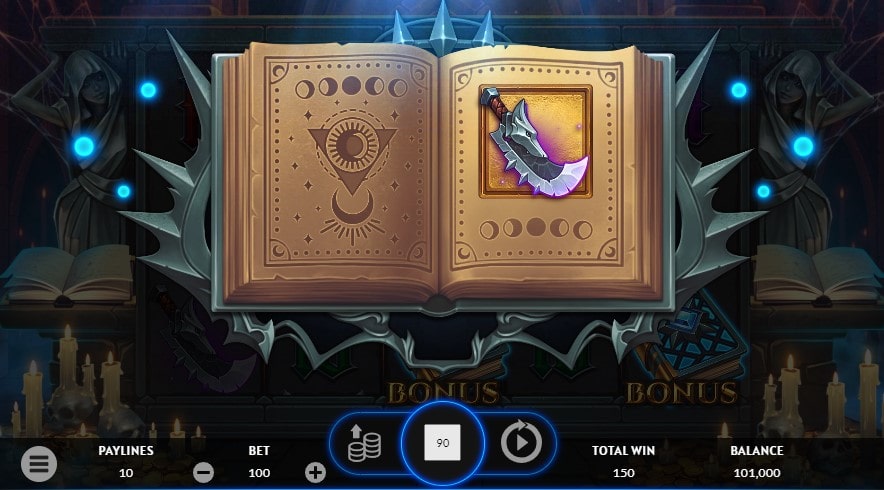The Warlock's Book slot free spins