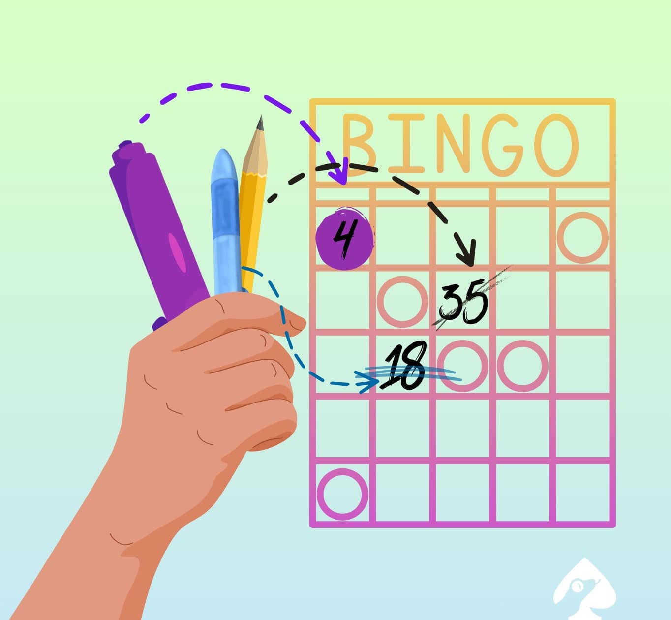 Ways to mark your matches in bingo