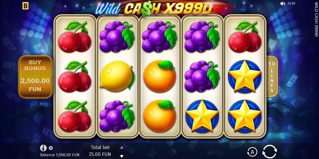Wild Cash X9990 Gameplay